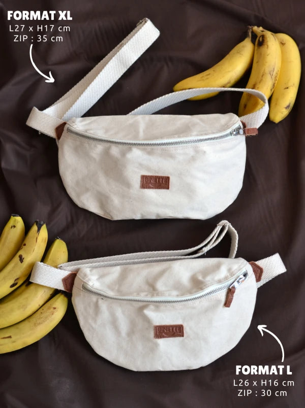 Sac banane Binette Bananas - écru 🍌