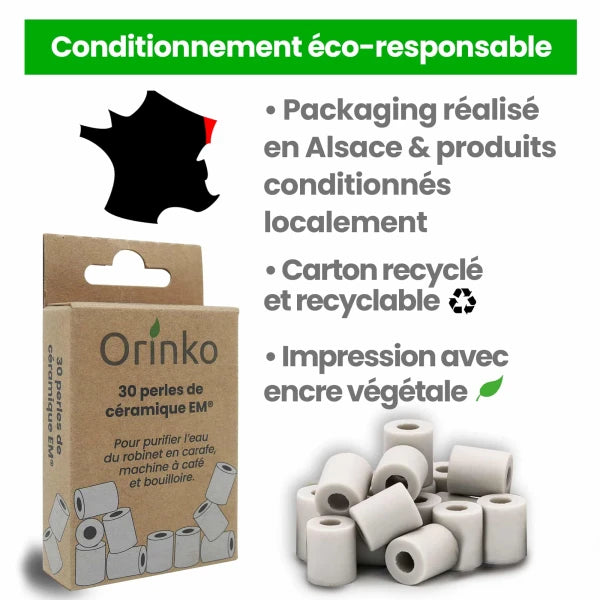 Perles de Céramique grises EM® x30 (boîte)