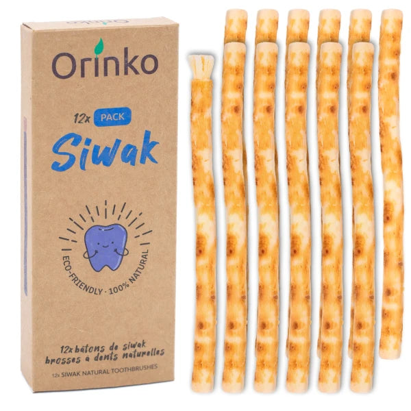 Bâtons de Siwak (Miswak) X12 - Brosse à Dents 100% Naturelle