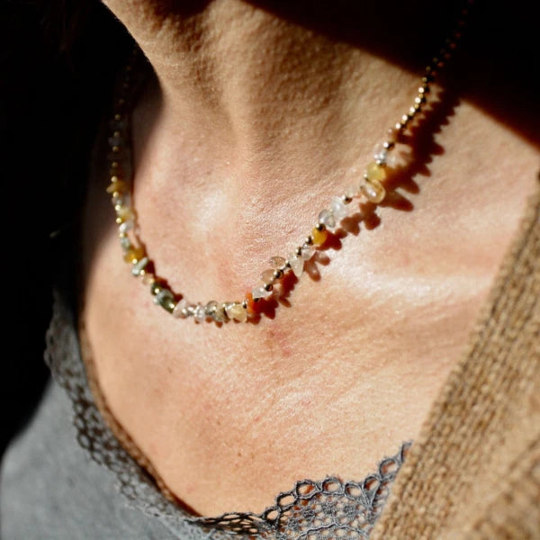 Collier pierres Emilie