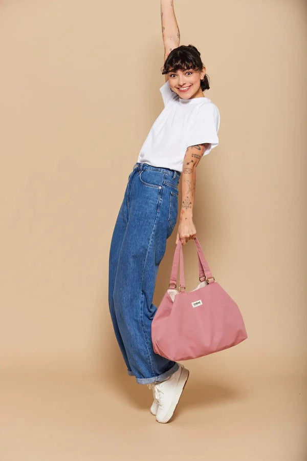 Sac cabas Raphaelle Rose blush