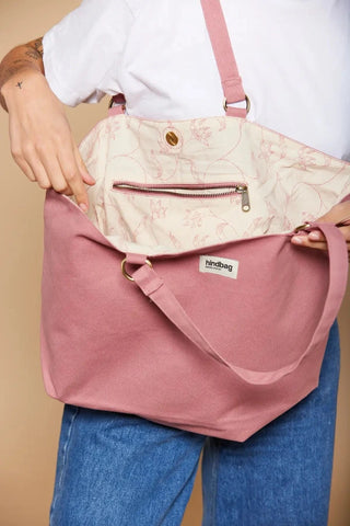 Sac cabas Raphaelle Rose blush