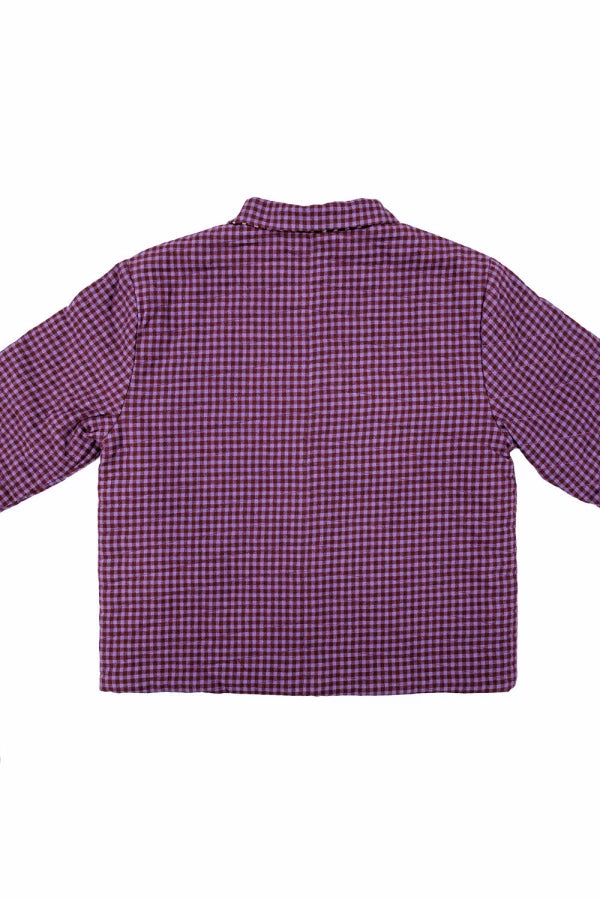 Veste worker enfant violet quilt