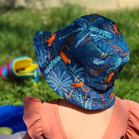 Chapeau bob reversible pour bébé et enfant anti UV