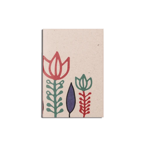 Mini carnet en papier recyclé I Plusieurs illustrations