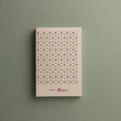 Petit carnet en papier recyclé I Formes géométriques