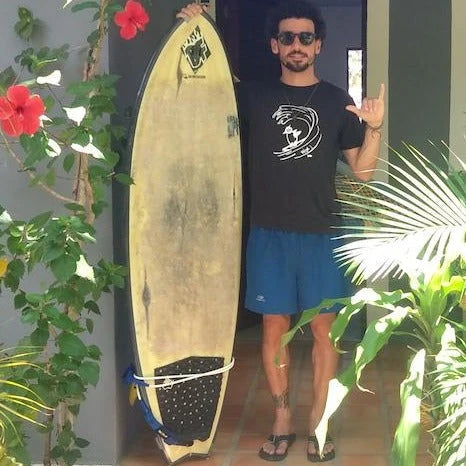 T-shirt mixte Surfer en bambou viscose et coton bio