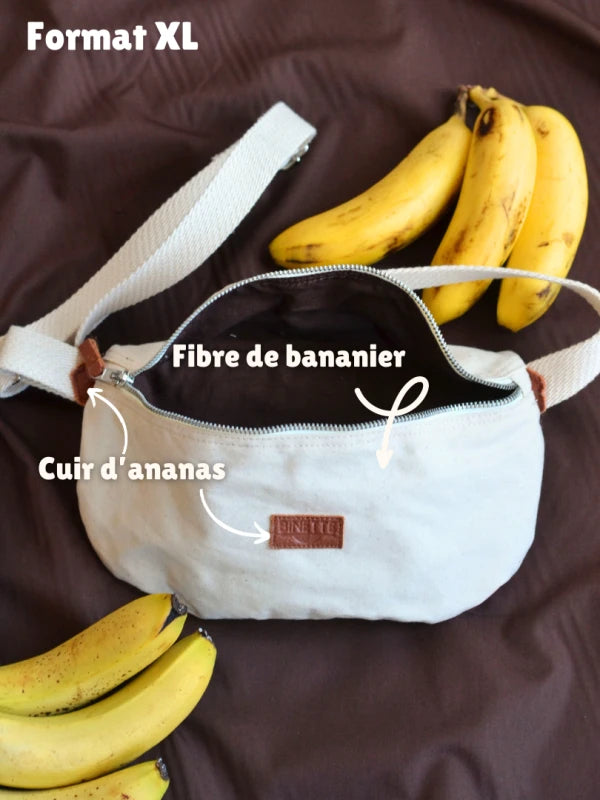 Sac banane Binette Bananas - écru 🍌