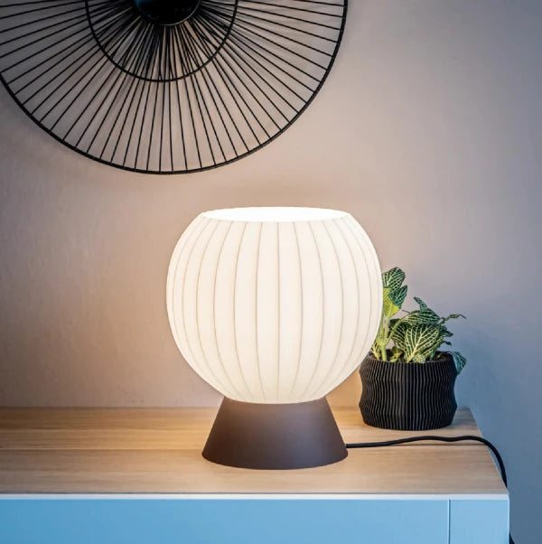 Lampe en bois recyclé I Lune 2 coloris