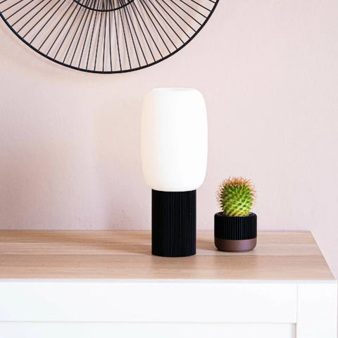 Lampe en bois recyclé I Olive 3 couleurs