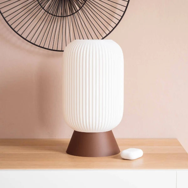 Lampe en bois recyclé I Ovali