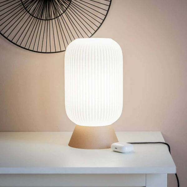 Lampe en bois recyclé I Ovali