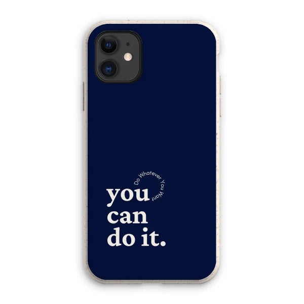 Coque anti-choc biodégradable pour téléphone - You can do it