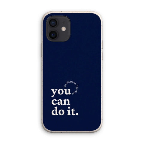 Coque anti-choc biodégradable pour téléphone - You can do it