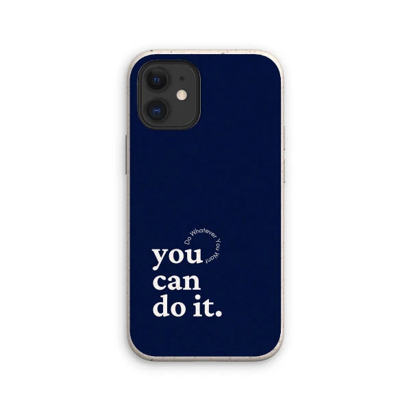 Coque anti-choc biodégradable pour téléphone - You can do it