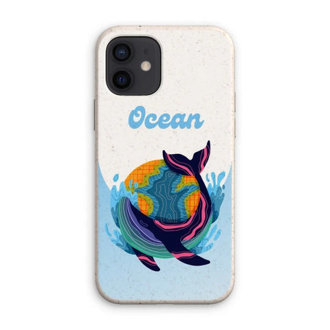 Coque anti-choc biodégradable pour téléphone - Océan