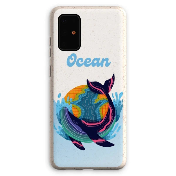 Coque anti-choc biodégradable pour téléphone - Océan