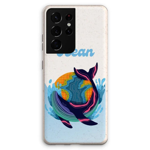 Coque anti-choc biodégradable pour téléphone - Océan