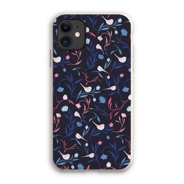 Coque anti-choc biodégradable pour téléphone - Mésanges