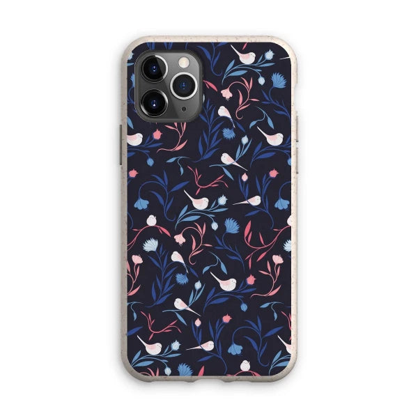 Coque anti-choc biodégradable pour téléphone - Mésanges