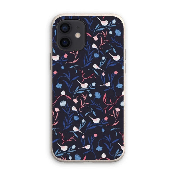 Coque anti-choc biodégradable pour téléphone - Mésanges