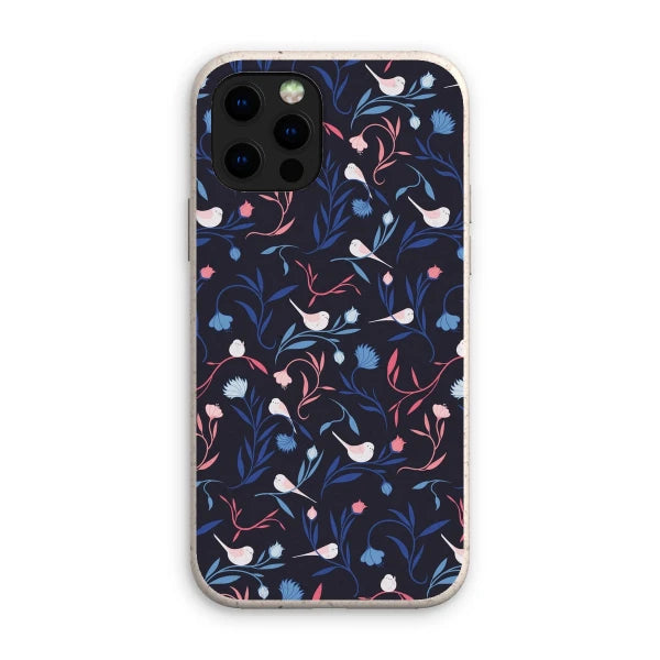 Coque anti-choc biodégradable pour téléphone - Mésanges