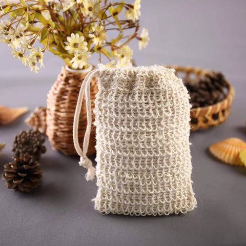 Sac sauve-savon en sisal