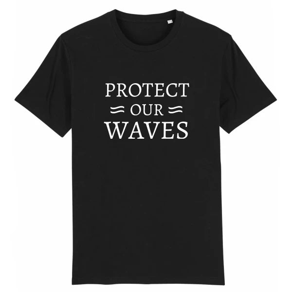 T-shirt homme en coton bio - Protect our waves
