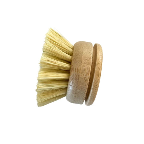 Tête interchangeable pour brosse à vaisselle en bambou réutilisable