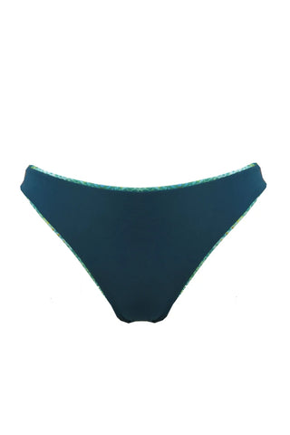 Bas de maillot tanga réversible imprimé/uni Karen Abyss