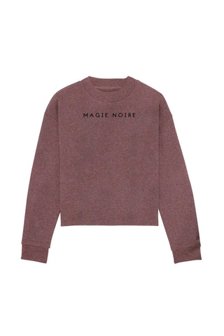 Sweat-shirt court en coton bio Magie Noire