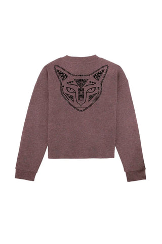 Sweat-shirt court en coton bio Magie Noire