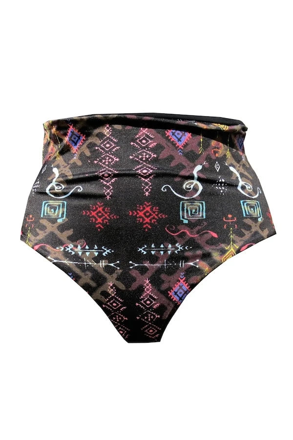 Bas de maillot taille haute réversible Rita Oujda