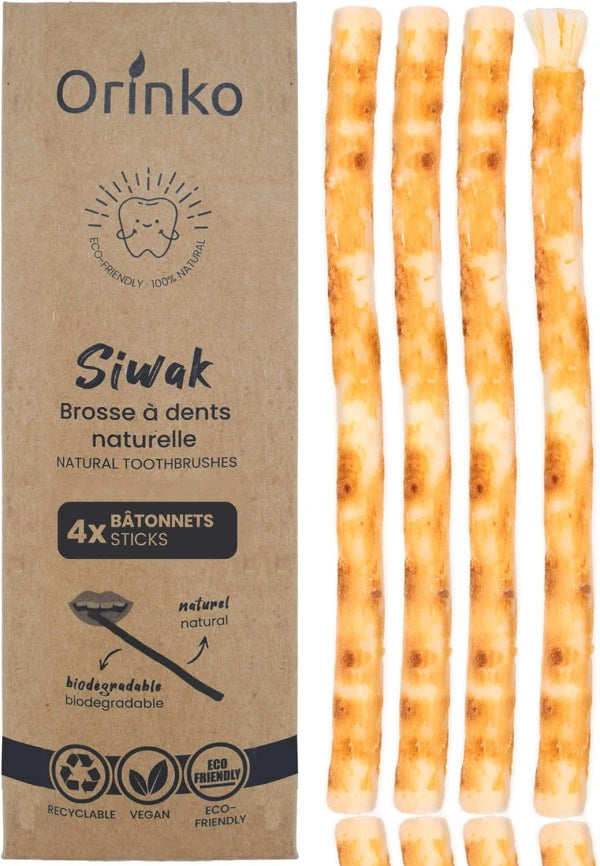 Bâtons de Siwak x4 - Brosse à dents 100% naturelle