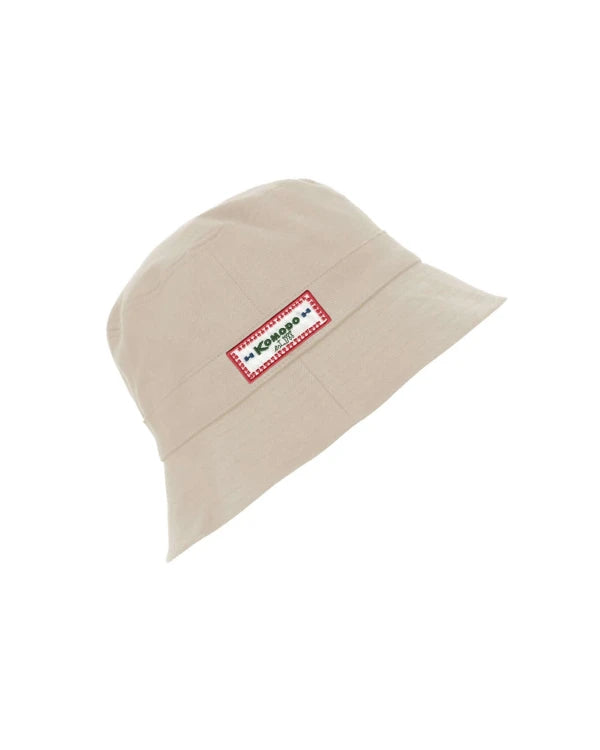 BUCKY PATCH Organic Cotton Hat White