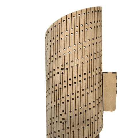 Luminaire applique bois upcyclé- décoration durable-flavwoodworking-méthode-paramétrique