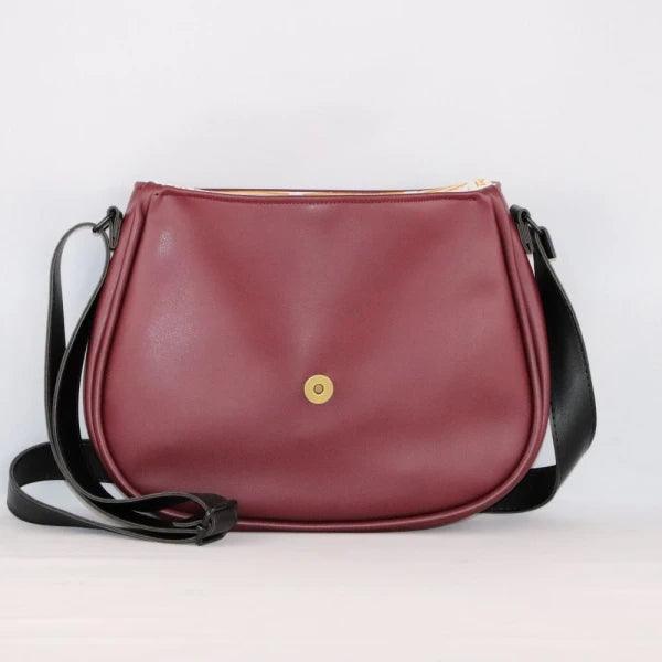 Base sac Essentiel bordeaux en alter-cuir de raisin