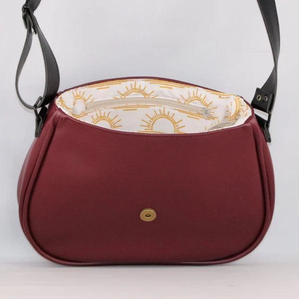 Base sac Essentiel bordeaux en alter-cuir de raisin