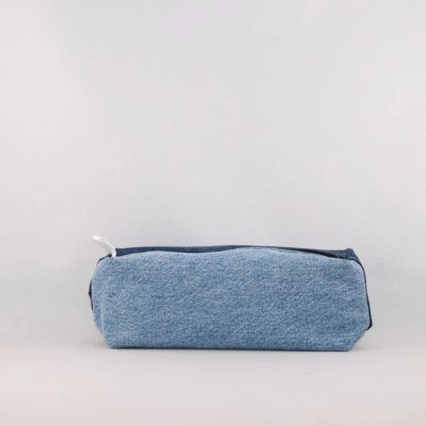 Trousse bicolore en jean