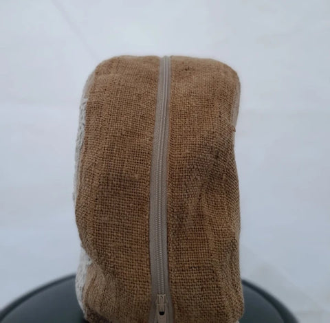 Sac rond jute et broderie