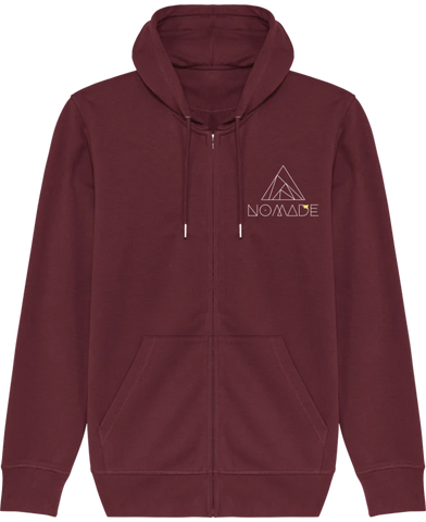 Hoodie zippé AMAZONIA Unisexe logo avant