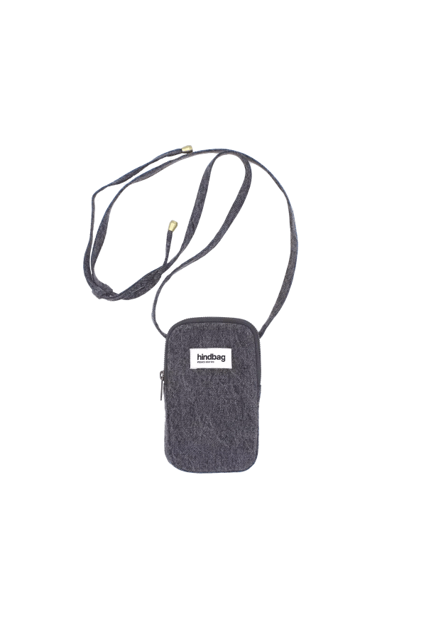 Pochette téléphone Bill Denim Gris