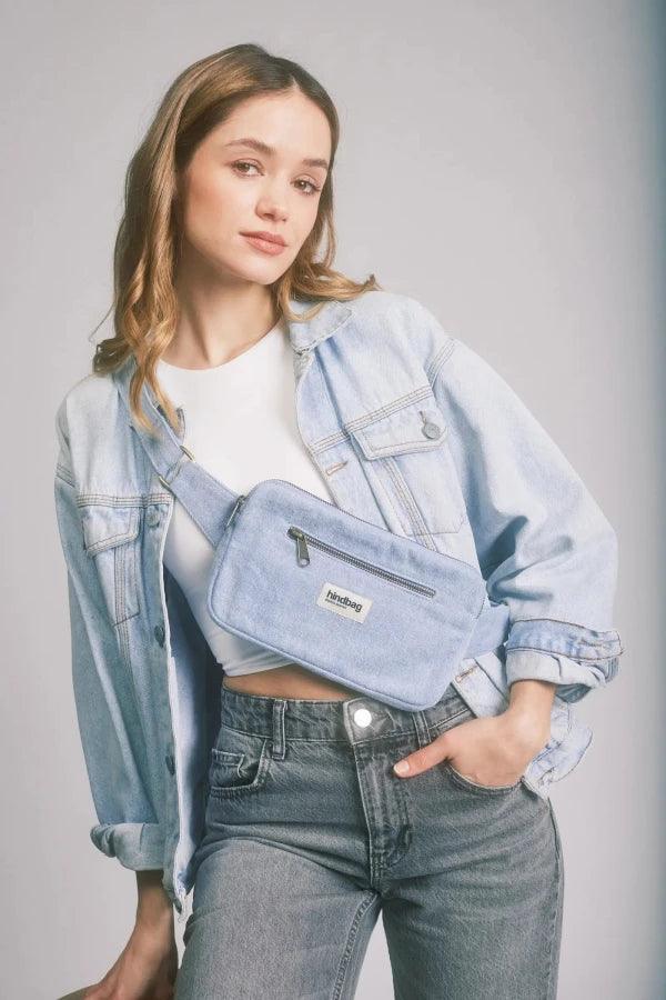 Sac banane Harry Denim Bleu