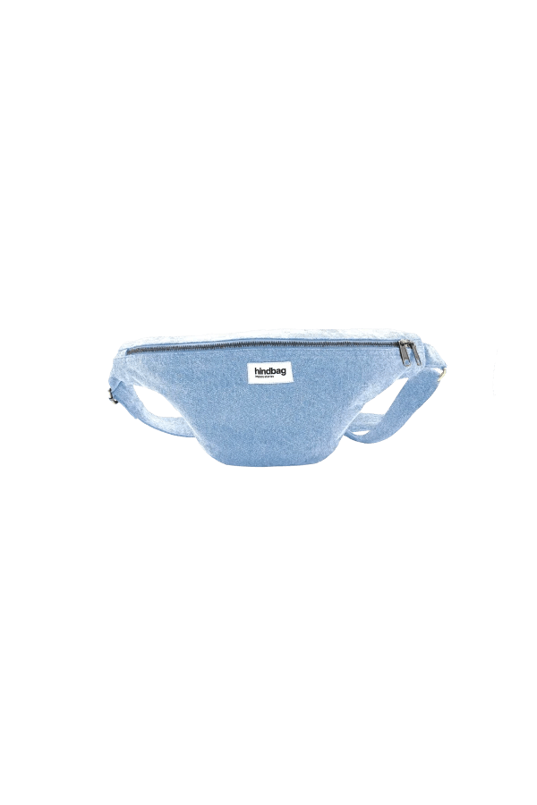 Sac banane L Sasha Denim Bleu