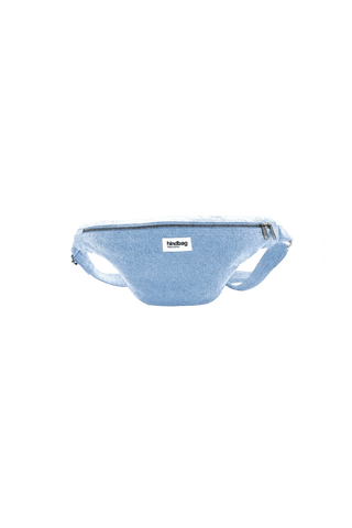 Sac banane L Sasha Denim Bleu