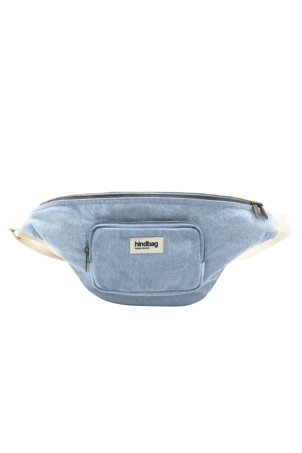 Sac banane XL Sofia Denim Bleu