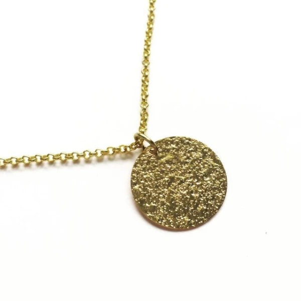 Collier médaille multi rang Lola Moonrise en or