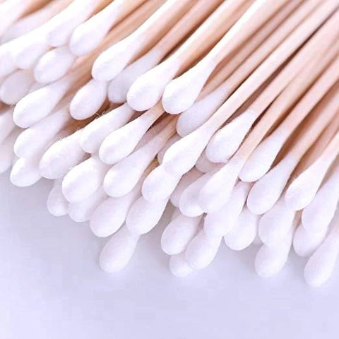 Cotons-tiges en bambou biodégradables - Lot de 100 unités