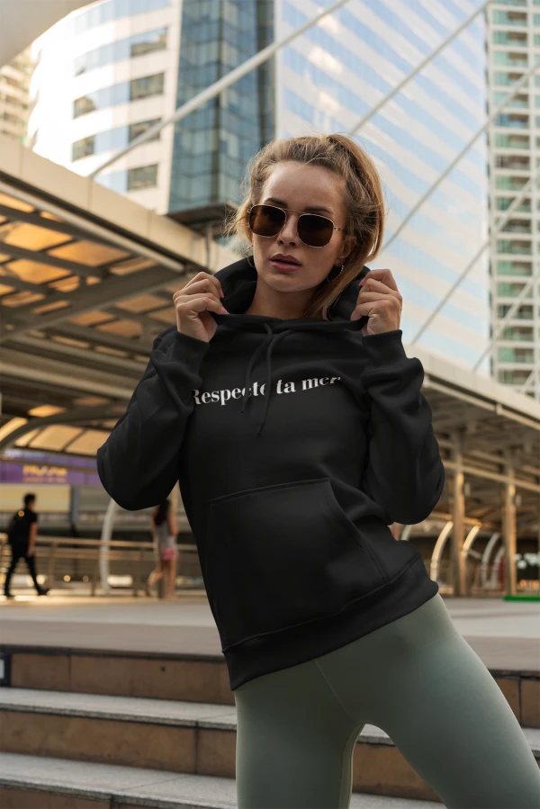 Hoody unisexe en coton bio - Respecte ta mer