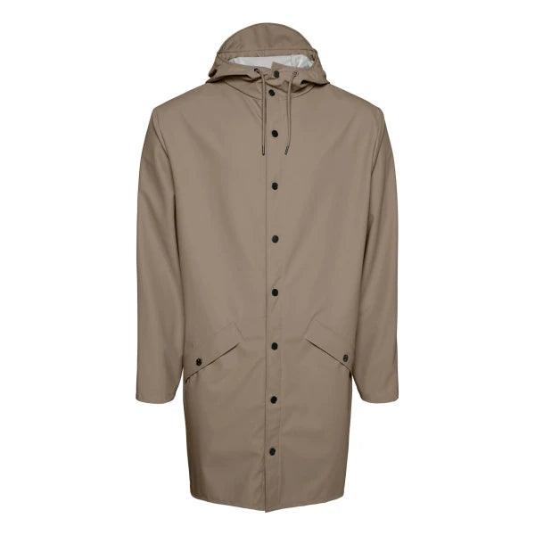 Veste longue impermeable coupe vente Beige fonce